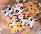 Random 3pcs Lps Pets   7pcs Accessories Lps Collectable Cats And Dogs Cute Toys