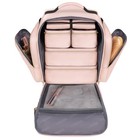 Large Makeup Cosmetic Bag With 2 Removable Case Travel Makeup Organizer Case