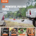 Vevor Power Puller Come Along Winch 2 Ton 4409 Lbs Heavy Duty Pull Hoist 2 Hooks