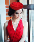 Vintage Pillbox Hat With Veil Pearl Fascinator Hat For Women Wedding Tea Party