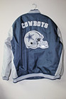 New Nfl Dallas Cowboys Mid Weight Polyester Varsity Embroidery Jacket Men s Xxl