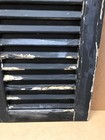 Antique Pair 11x24 House Window Wood Louvered Shutters Shabby Vtg Chic 581-26b