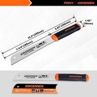 Jorgensen Single Edge Japanese Pull Saw 7 25  Hand Saw Sk5 17-tpi Flush Cut Saws