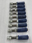 Compression Springs Lot Of 9 Steel Closed-end Bolt Assemblies 6in