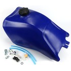 For Honda Trx 300 4x4 1993-2000 Plastic Gas Fuel Tank Fourtrax Blue With Petcock