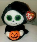 Ty Beanie Boos Treats The Halloween Ghost   Ghoul 6  New Mwmts Plush Stuffed Toy