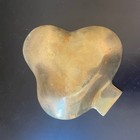 Vintage Mid Century Modern 3 Leaf Clover Trinket Tray Brass Mcm  read