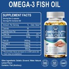 Omega 3 Fish Oil 2500mg 120 Capsules Epa Dha Supplement