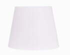 10 d X 14 w X 11 h Tall White Linen Fabric Drum Lamp Shade New