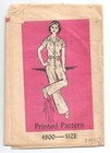 4900 Mail Order Sewing Pattern Front Zipper Jumpsuit Size 18 5 Vintage 41 Bust