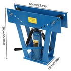 16 Ton Pipe Bender Manual Hydraulic Piping Bending Exhaust Tube Fabric W 8 Dies