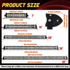 Led Work Light Bar Flood Spot Lights Driving Offroad Car Truck Ute 4wd 12v 24v