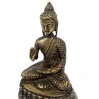 Tibet Tibetan Buddhism Temple Medicine Buddha Statue Large Cast Brass Bronze