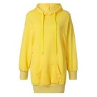 Hooded Hoodies Womens  Shift Sweatshirt Loose Long Sleeve Ladies Tops Mini Dress
