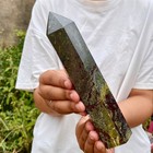 1 3lb  Natural Dragon Blood Stone Column Quartz Crtal Obelisk Energy Healing