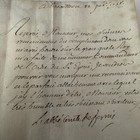 1758 Cardinal De Bernis Autograph Letter Signed Als Versailles Order Holy Spirit