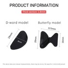 Silicon Eyeglass Nose Pads anti-slip Adhesive Soft Silicone Nose Pads With Su   