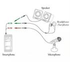 3 5mm Stereo Splitter Audio To Mic Headset Jack Plug Adapter For Cell Phone