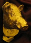 Wild Boar  Boar s Head Large Door Knocker In Bronze