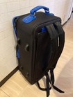 Bach Trumpet Case Double Black Blue Bag Used 202503m