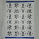 Custom Qr Stickers   Thank You   Rate Your Order   Monochrome   White   96 Ct
