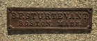 Benjamin F Sturtevant Hyde Park Boston Ma Industrial Antique Advertising Plate 