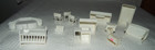 Vintage White Dollhouse Miniature Plastic Furniture Marked Superior Read    