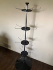 Retail Floor Spinner  4-tier Adjustable 24 Hook Display Stand 65  Tall