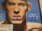 Michael Phelps Signed Sports Illustrated 7 28 08 Beckett Auto Olympics Swimming 