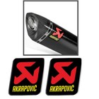 2pcs Aluminium Heat-resistant Motorcycle Exhaust Pipes Akrapovic Sticker Decal
