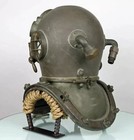 Mark V Marine Diving Helmet     Deep Sea Scuba Diver Helmet With Stand