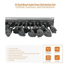 1u Rack Mount 19 Outlet Pdu Power Distribution Unit Power Strip Circuit Break   