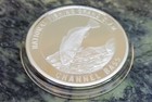 North American Fishing Club Channel Bass Grand Slam Silver Plate Collector Coin