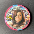 Golden Gate Las Vegas Nevada  5 Casino Chip Brunette - No More Dancing Dealers 