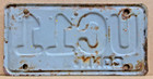 Connecticut 1970 Motorcycle License Plate Uc11