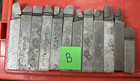 Qty 12 5 8    Carbide Tipped Metal Lathe Tool Bit Lot Machinist Box Clean Out