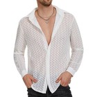 Mens Printed Plus-size Long-sleeve Shirt