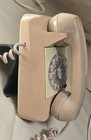 Vintage Beige Starlite Automatic Electric Corded Wall Phone Rotary - Untested