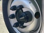 Aluminium Lug Nut Cover Cones 1 375x24 With Cleaning Chamber   5 8 24hose Inlet