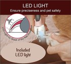 Clawesy - Led Dog Nail Clipper  Dog Clippers  Professional Cat Dog Clippers