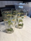 John Deere Agriculture Tractor Logo Drinking Glass Tumblers Set Of 4