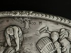 Silver Plate 900 Hand-emassed 6 1 2 - 4 Inches