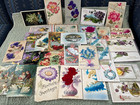 Lot Of  30  1900 s Post Cards - Beautiful Ornate Birthday Card Greetings