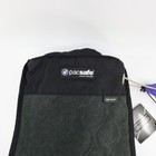 Pacsafe Travelsafe 100 Exomesh Portable Anti Theft Travel Safe Bag Grey   Black