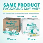 Pampers Sensitive Baby Wipes  Water Based  56 Count  pack Of 18   White