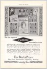 Gillette Sample Advertsiing The Barta Press Illustration Engraving 1922 Print Ad
