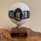 Vtg Coors Light On Tap Globe Lamp Light Barware Waterfall 