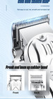 Hair Clippers Set For Men  Professional Hair Clippers  Beard Trimmer   Electric