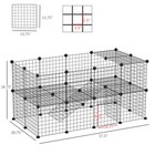36 Panel Pet Playpen Small Animal Cage Metal Wire Indoor Outdoor Portable