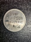 Simpson Market Ave S  Trade Token Good For 20 Cents Store